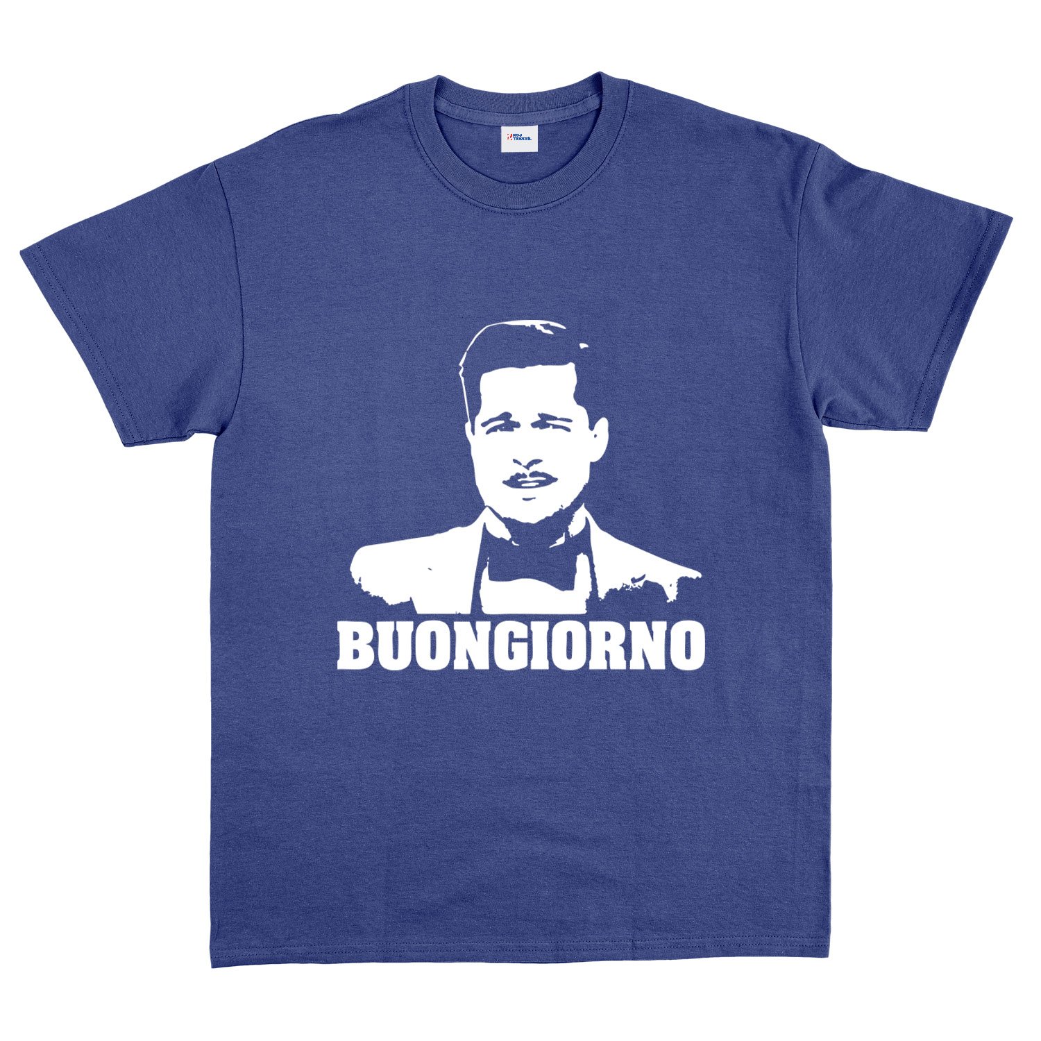 Buongiorno | Inglorious Basterds Tişört S - İndigo Mavisi