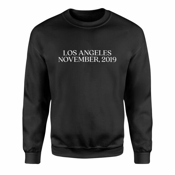 LOS ANGELES, NOVEMBER, 2019 Sweatshirt L - Siyah