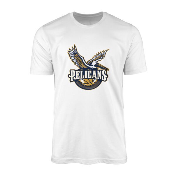 Pelicans Tişört XL - Beyaz
