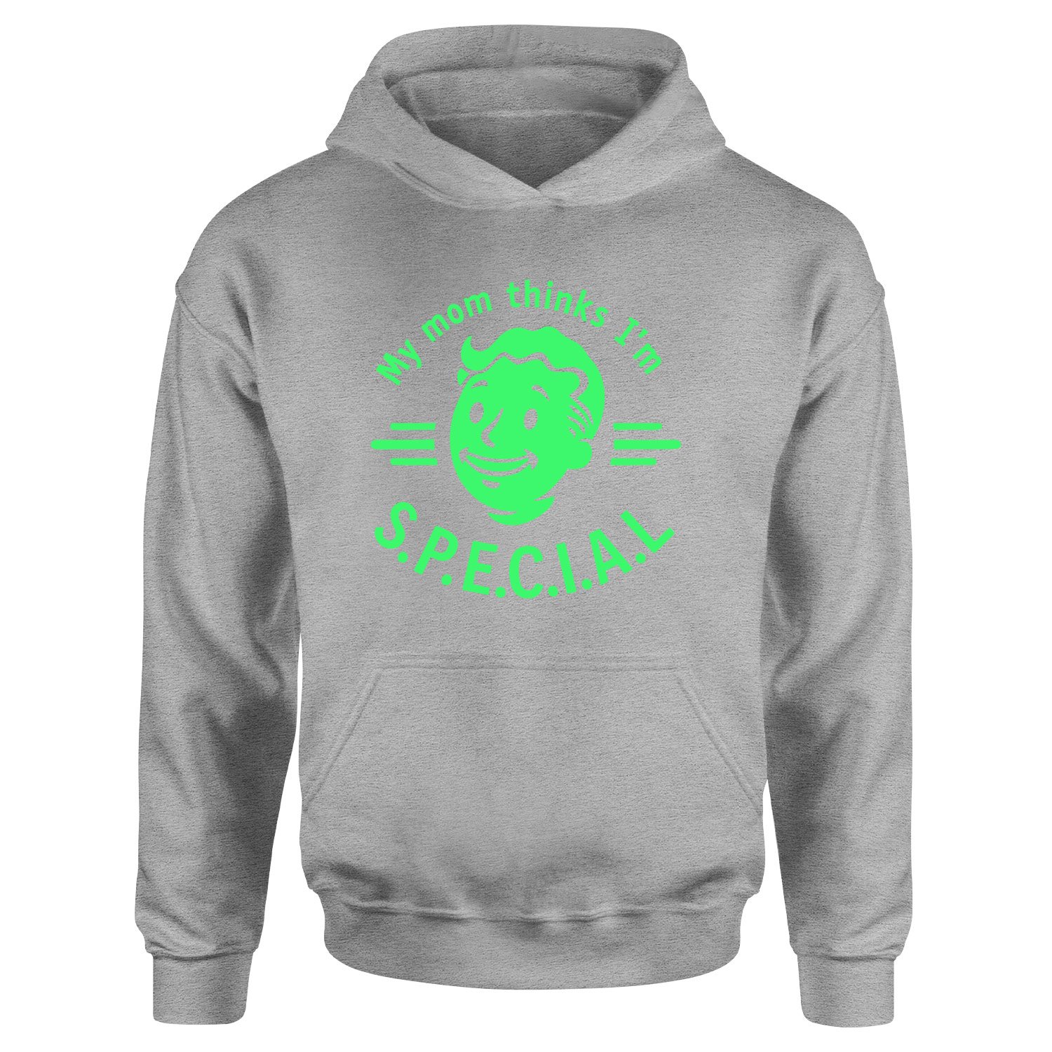My mom thinks I’m S.P.E.C.I.A.L Hoodie S - Gri
