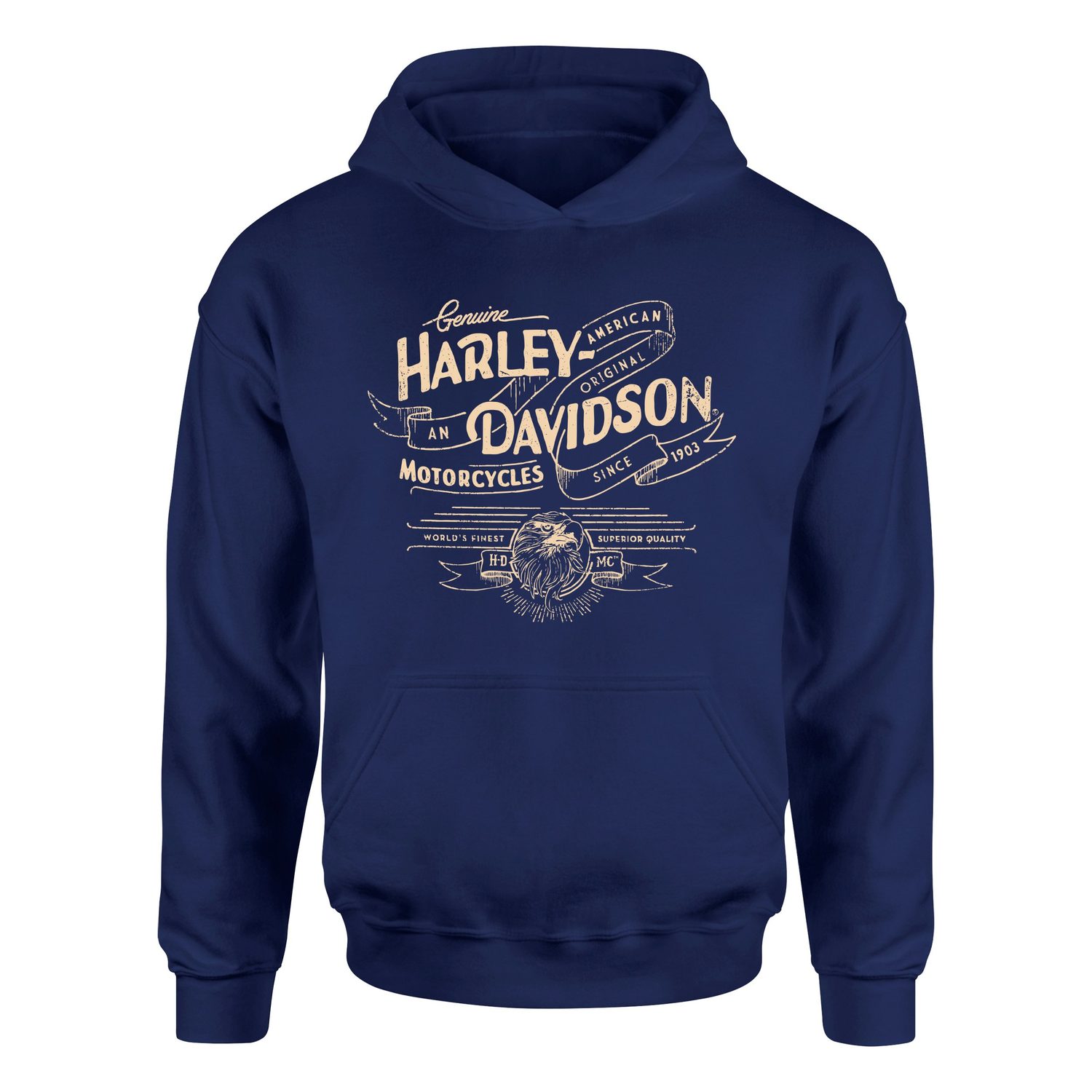 Harley-Davidson XI Hoodie M - İndigo Mavisi