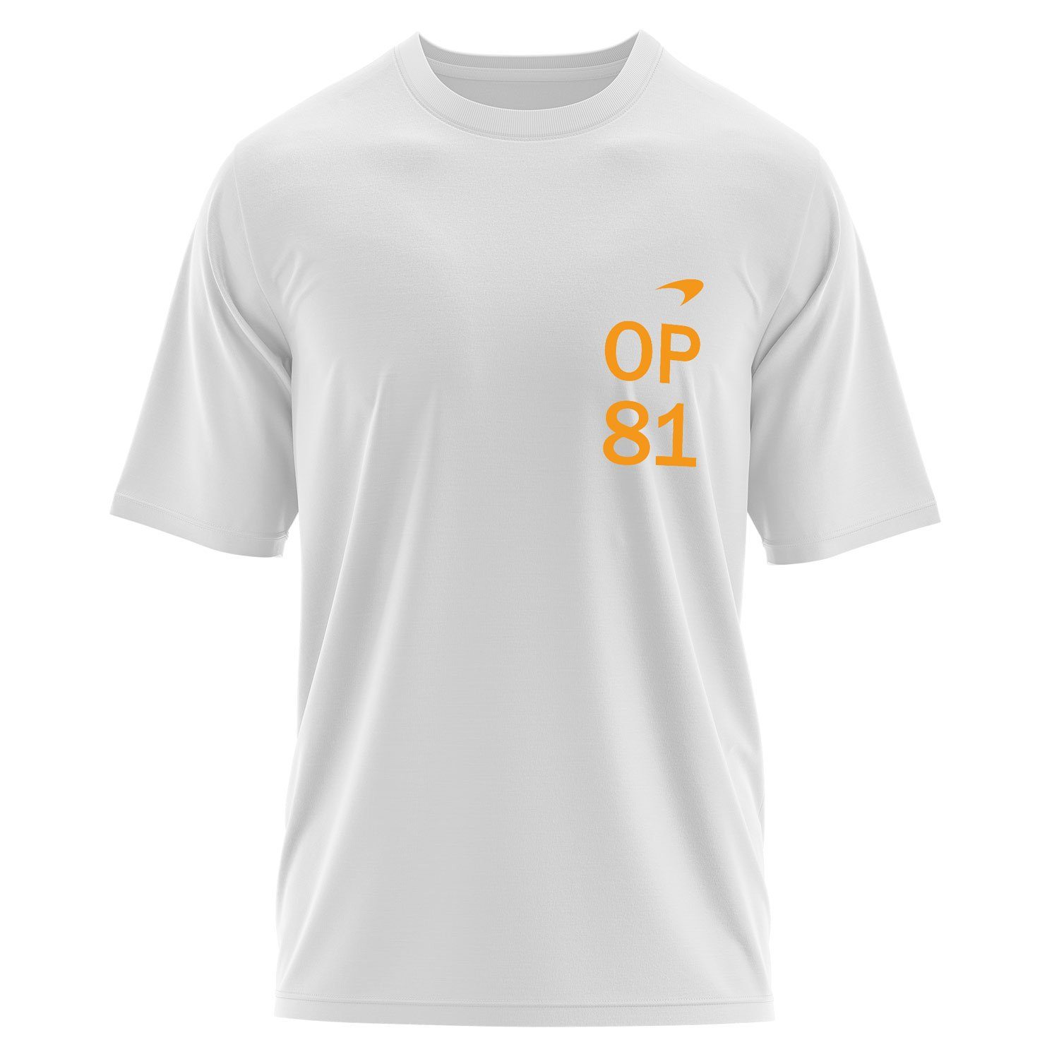Oscar Piastri OP81 MCL Mastery Oversize Tişört S - Beyaz