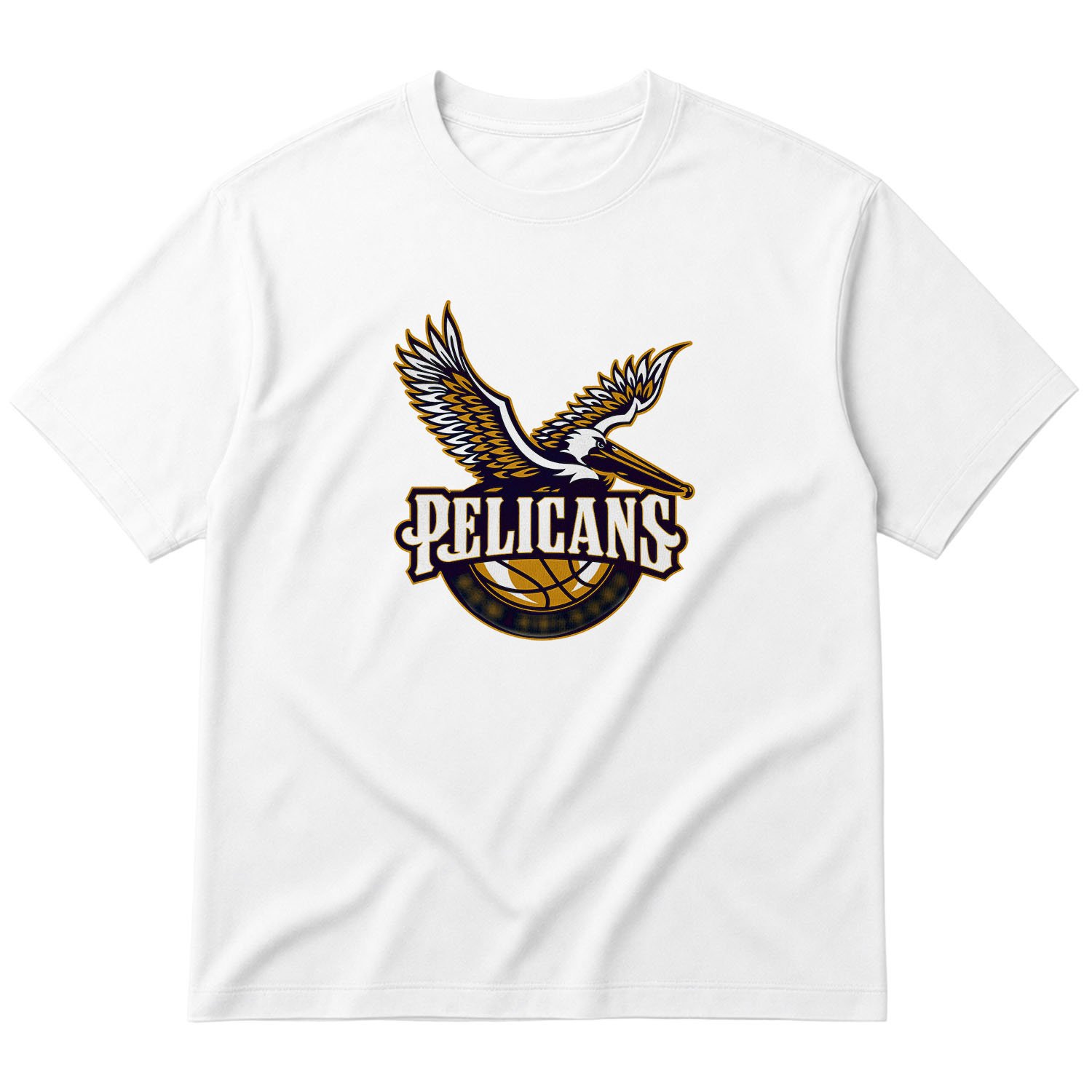 Pelicans Oversize Tişört L - Beyaz