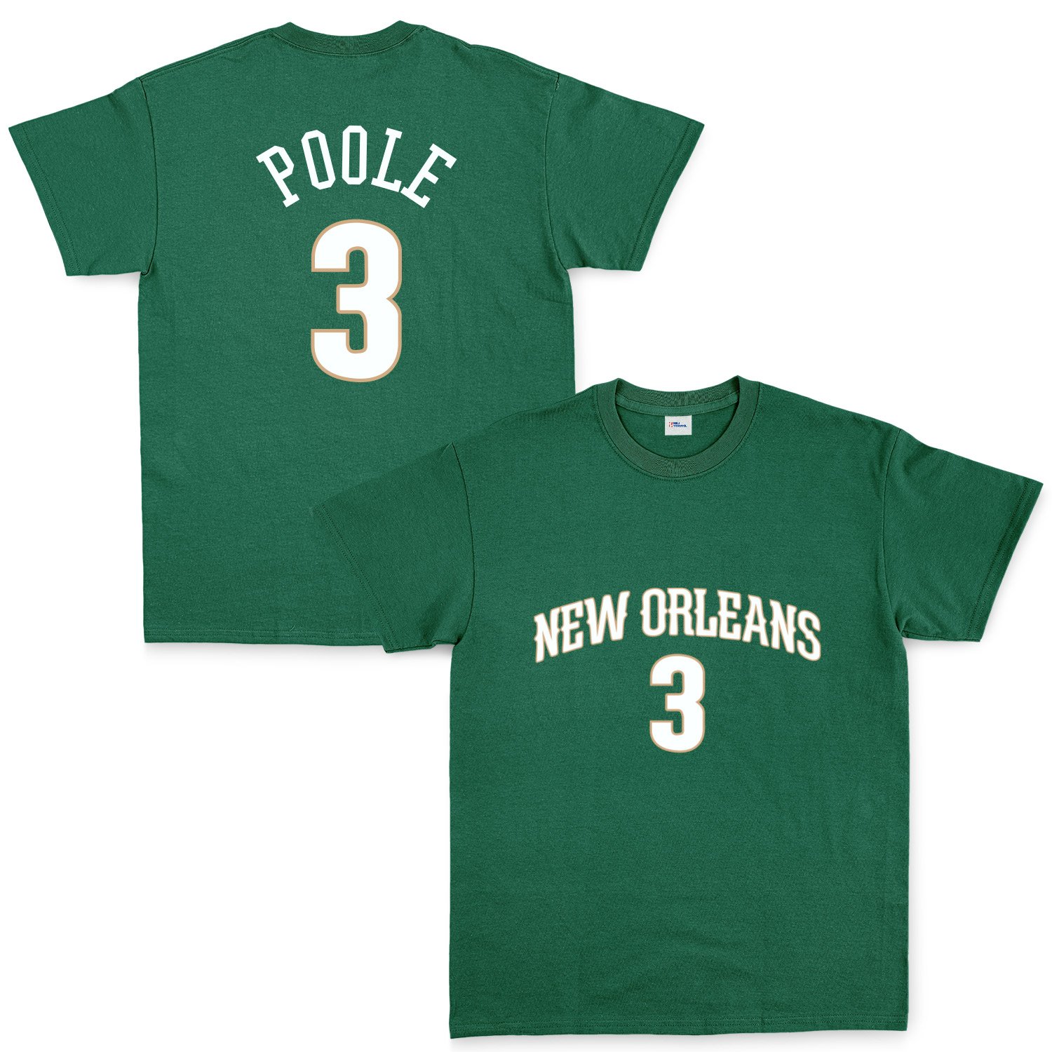 Jordan Poole New Orleans Forma Tişört L - Nefti Yeşili