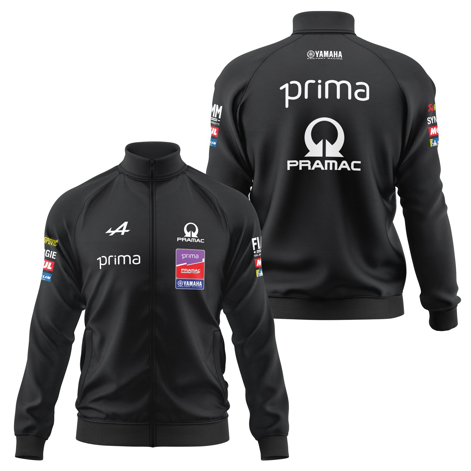 Pramac Racing 2026 Teamline Fermuarlı Sweatshirt XXL - Siyah