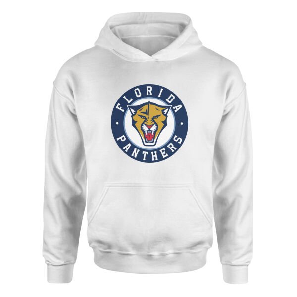 Florida Panthers Badge Hoodie L - Beyaz