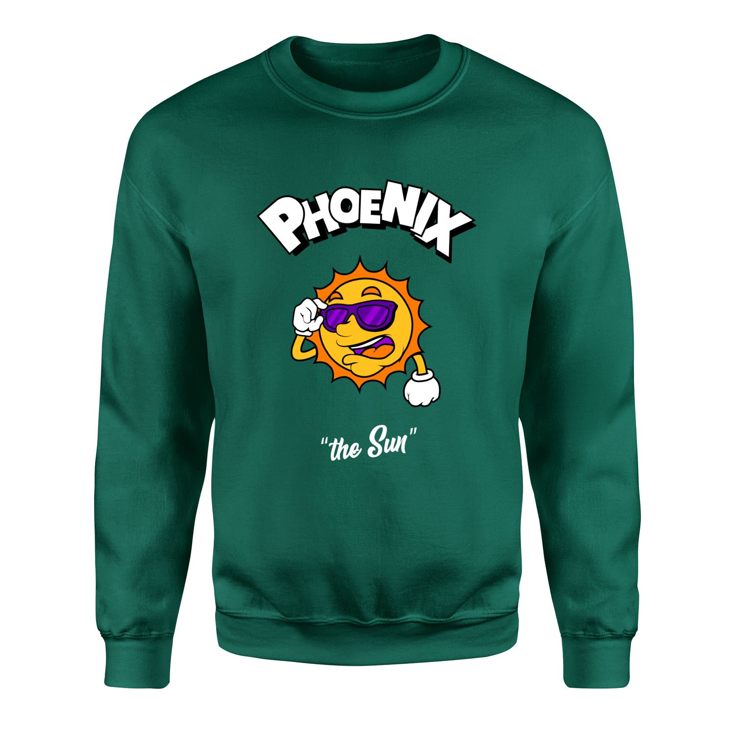 Phoenix Cartoon Sweatshirt XXL - Nefti Yeşili