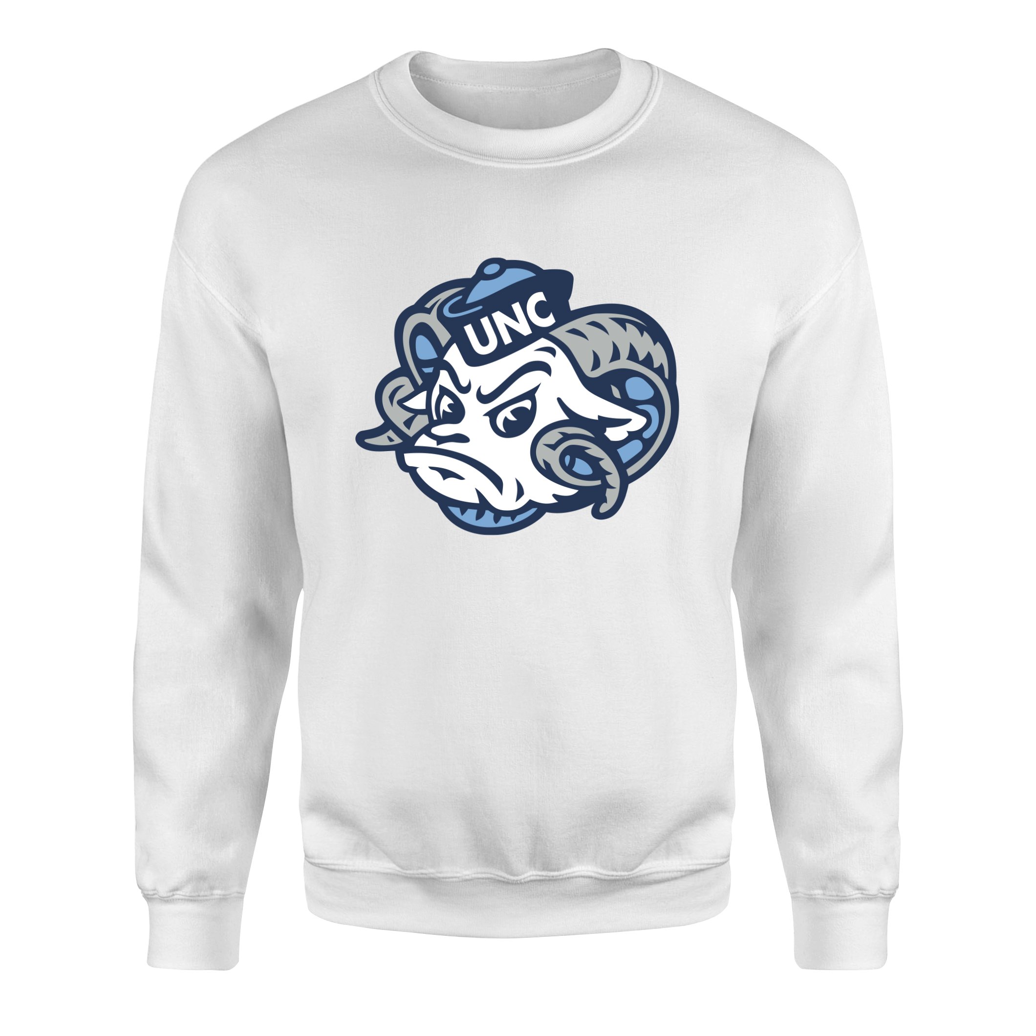 North Carolina Tar Heels Sweatshirt M - Beyaz