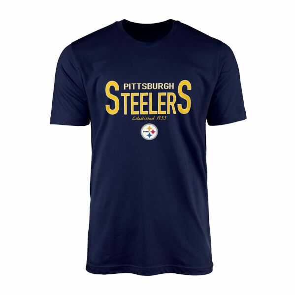 Pittsburgh Steelers Established 1933 Tişört M - İndigo Mavisi