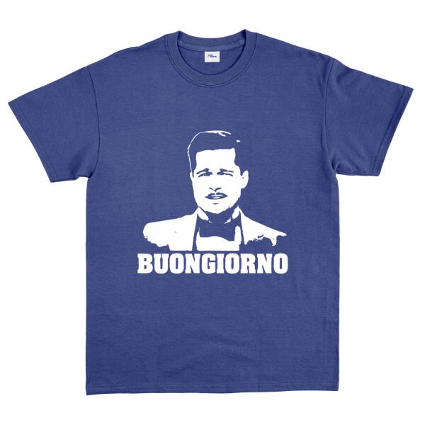 Buongiorno | Inglorious Basterds Tişört XL - İndigo Mavisi