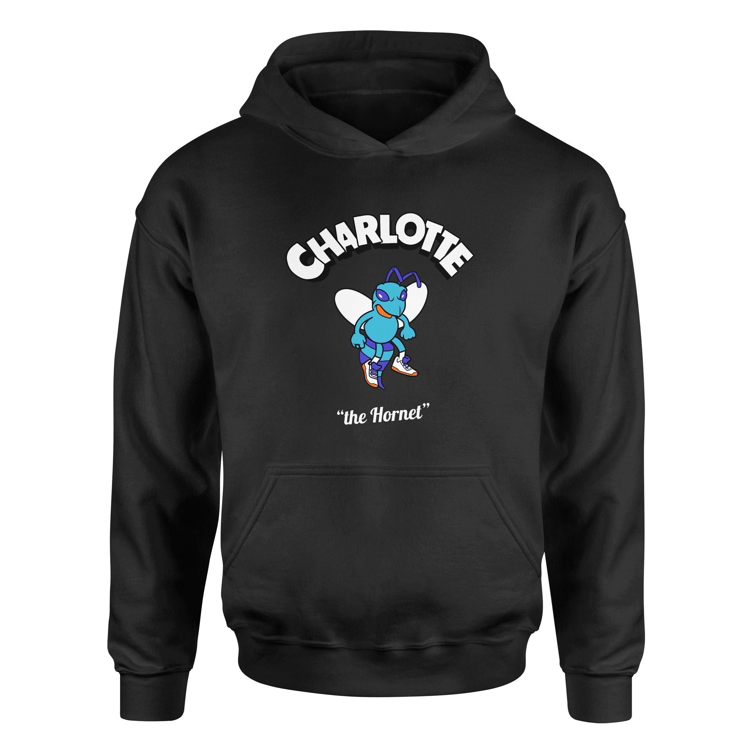 Charlotte Cartoon Hoodie M - Siyah