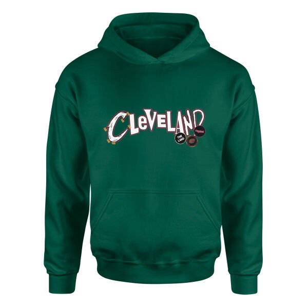 Cleveland The Land Hoodie M - Nefti Yeşili