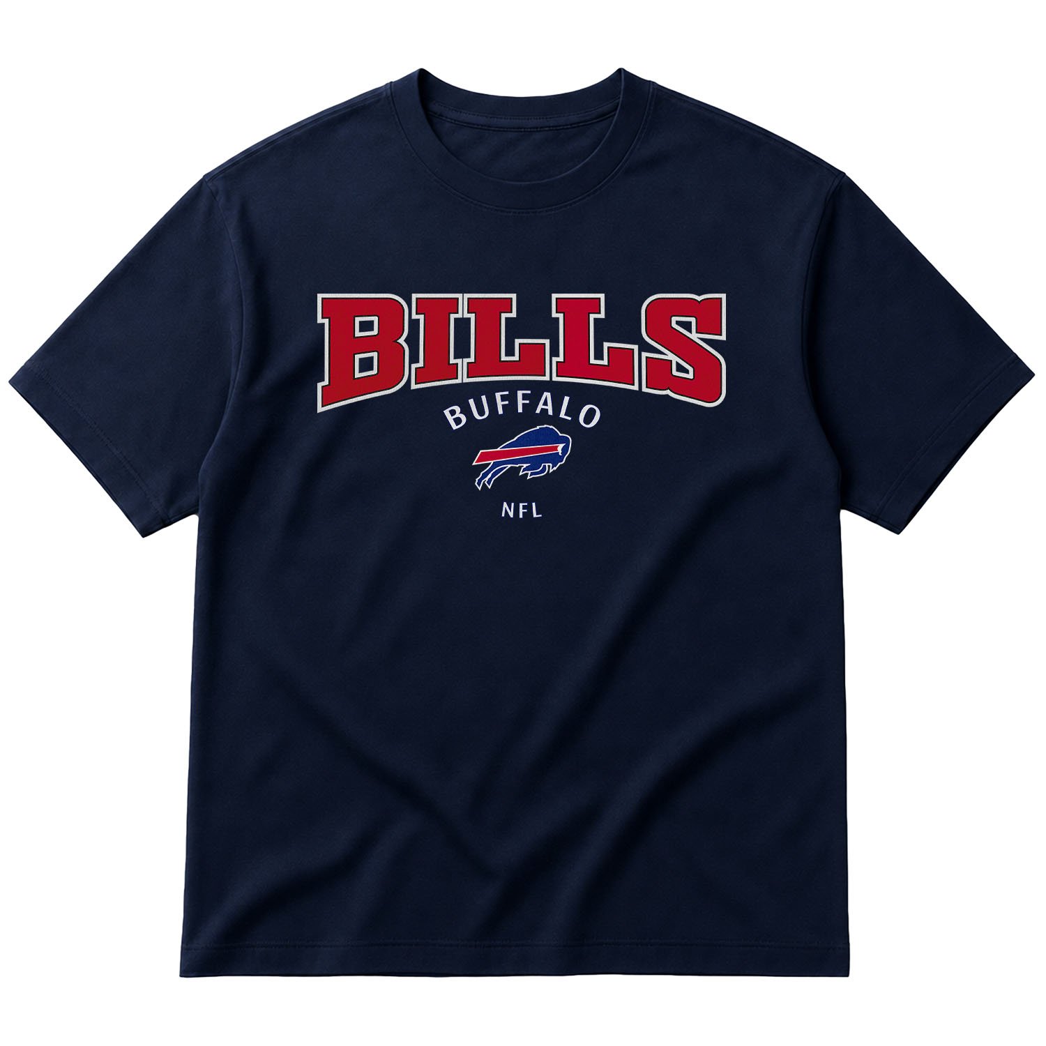 Buffalo Bills NFL Oversize Tişört XL - İndigo Mavisi