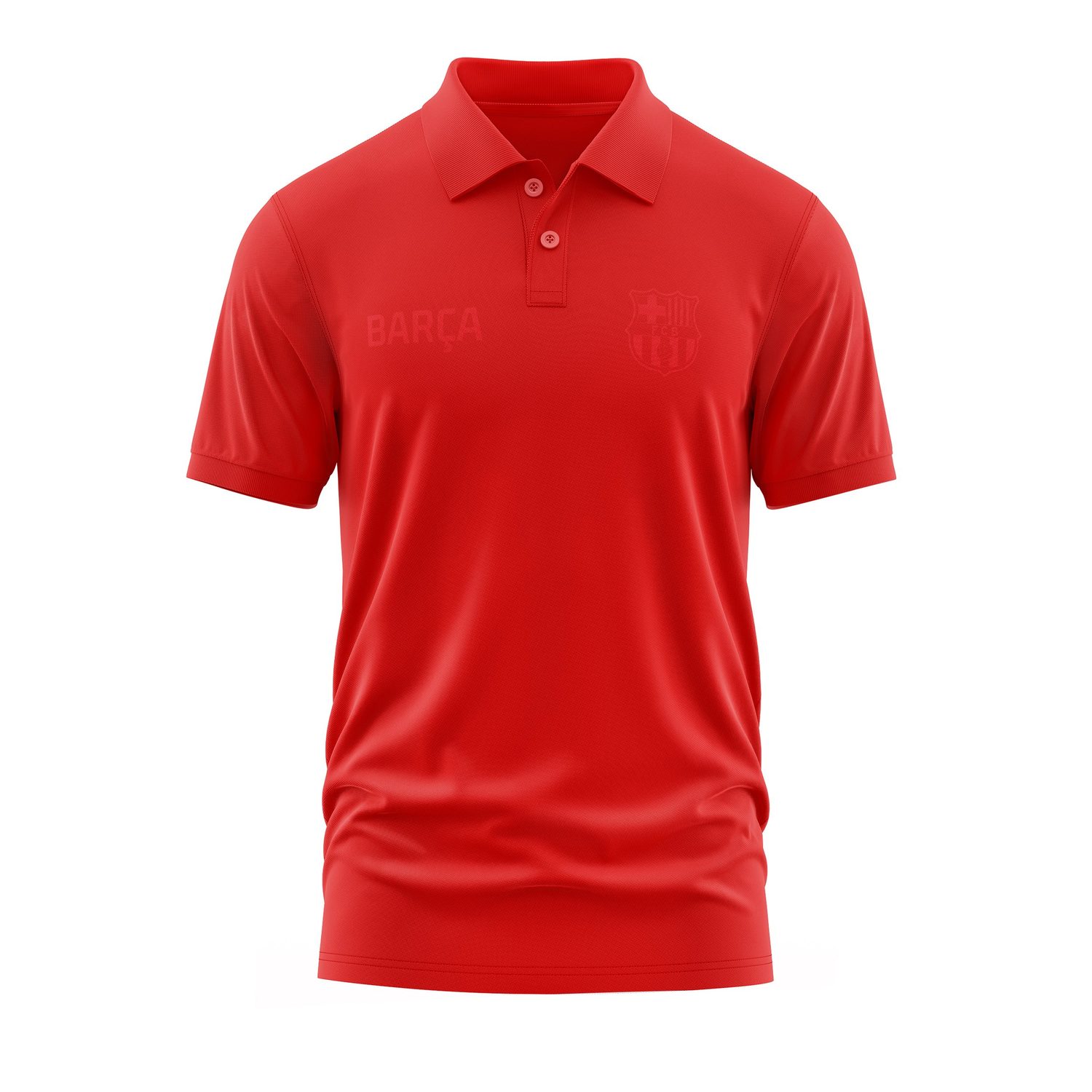 BARÇA Polo Tişört M - Kırmızı