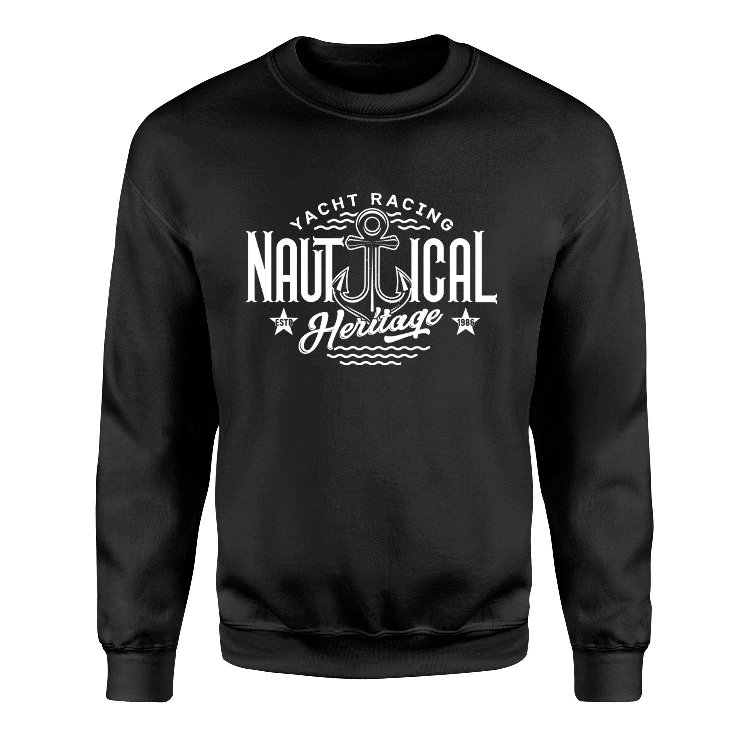 Nautical Heritage Sweatshirt M - Siyah