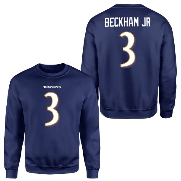 Odell Beckham Jr. Baltimore Ravens Sweatshirt M - Lacivert