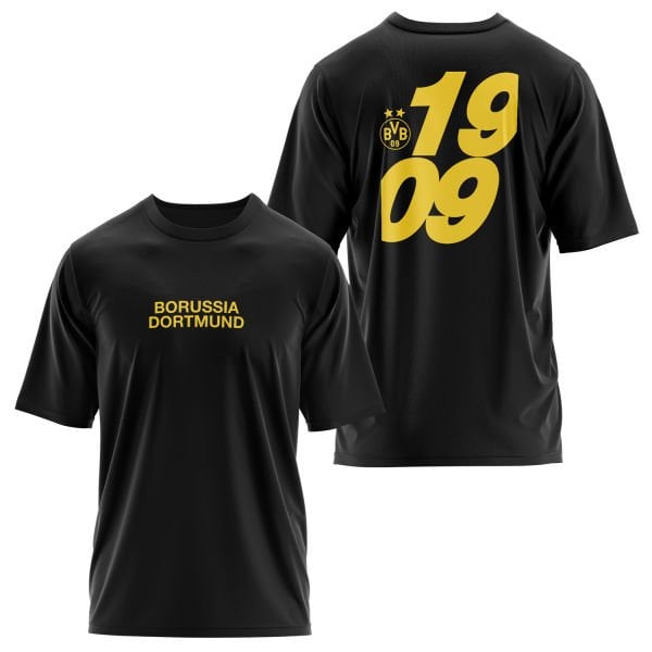 BVB09 Clipped Graphic Oversize Tişört