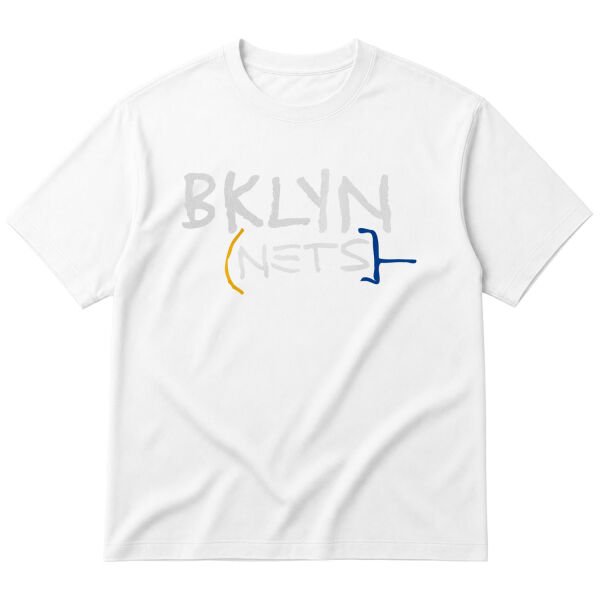 BKLYN Basquiat Oversize Tişört M - Beyaz