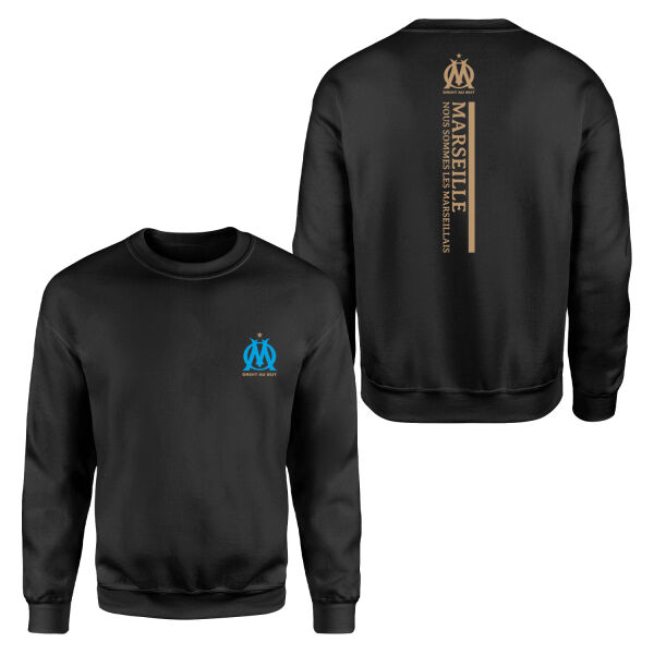 Olympique Marseille Sweatshirt XXL - Siyah