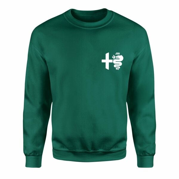 Alfa Romeo Classic Sweatshirt L - Nefti Yeşili | OUTLET