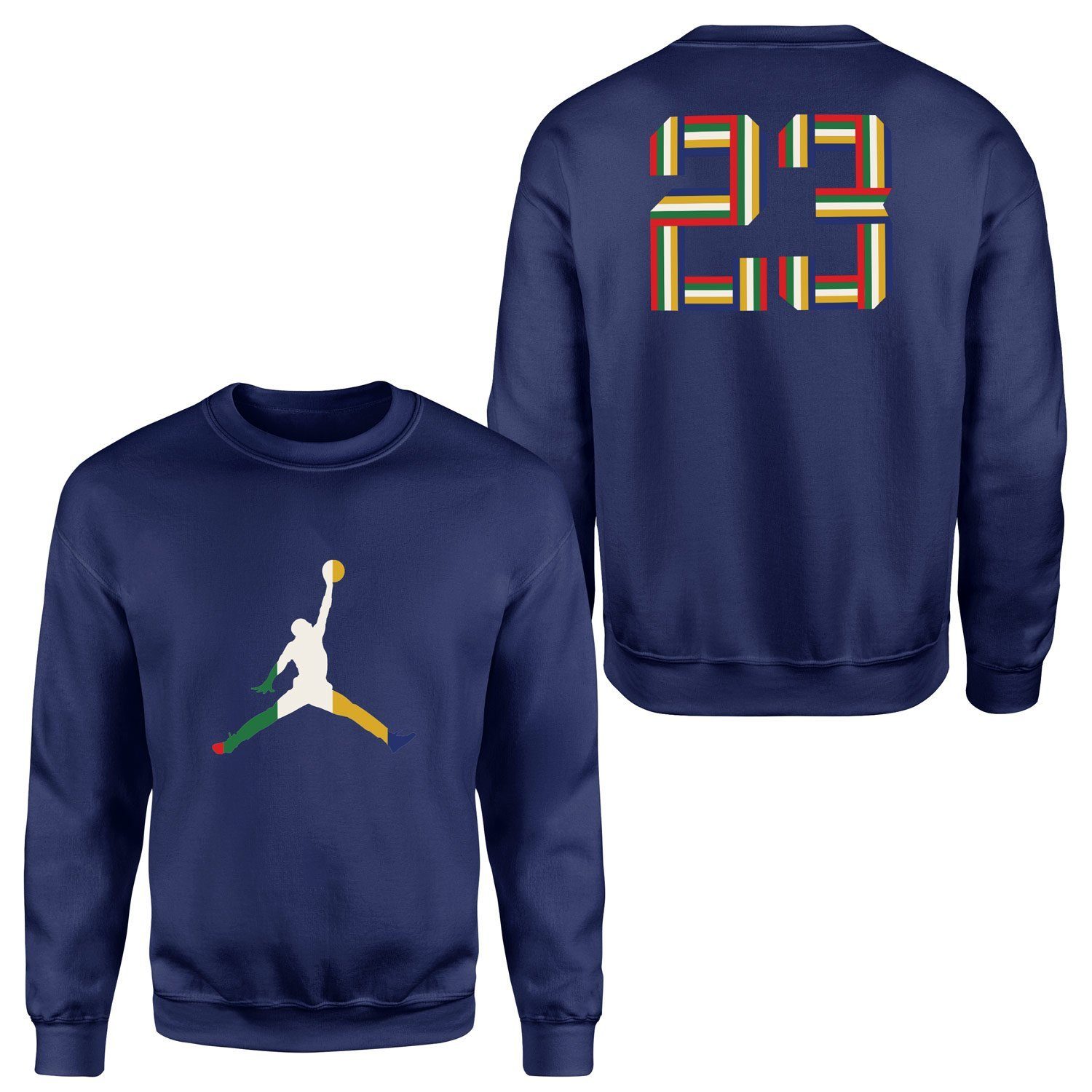 Air Jordan 23 PRISM Sweatshirt L - Lacivert