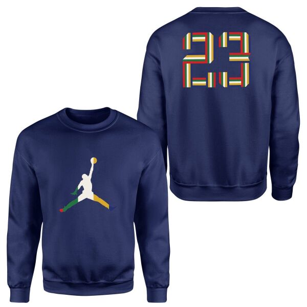 Air Jordan 23 PRISM Sweatshirt L - Lacivert
