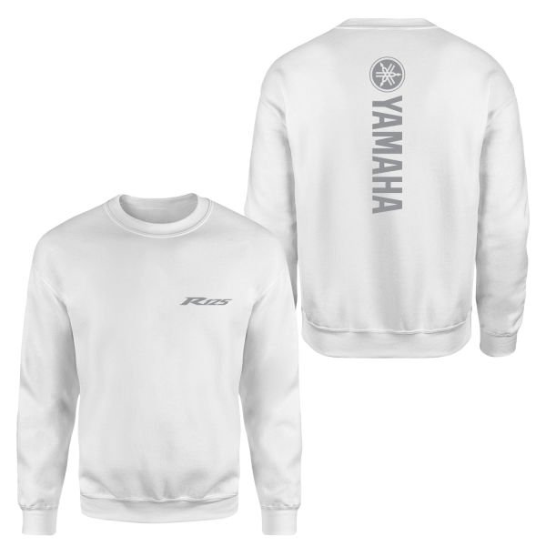 Yamaha R125 Graphic Sweatshirt XL - Beyaz