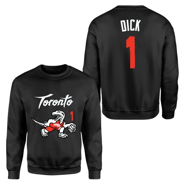 Gradey Dick 1 City Edition Raptors Sweatshirt M - Siyah