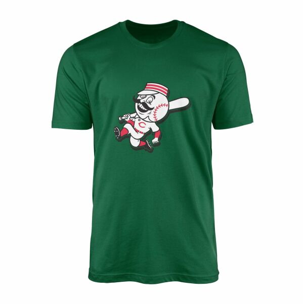 Cincinnati Reds | Mr. Red 60’s Tişört S - Nefti Yeşili