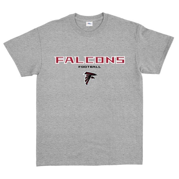 Falcons Football Tişört S - Gri