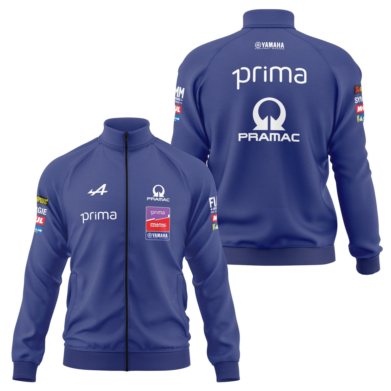 Prima Rize Xl Pramac Racing 2026 Teamline Fermuarlı Sweatshirt XL - İndigo Mavisi ...