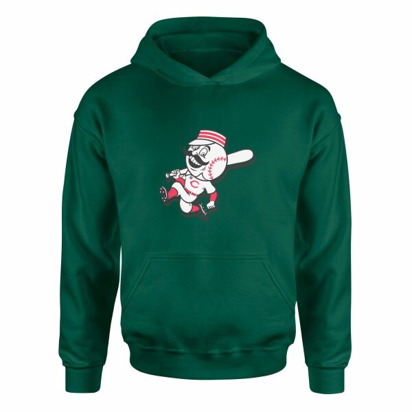Cincinnati Reds | Mr. Red 60’s Hoodie M - Nefti Yeşili