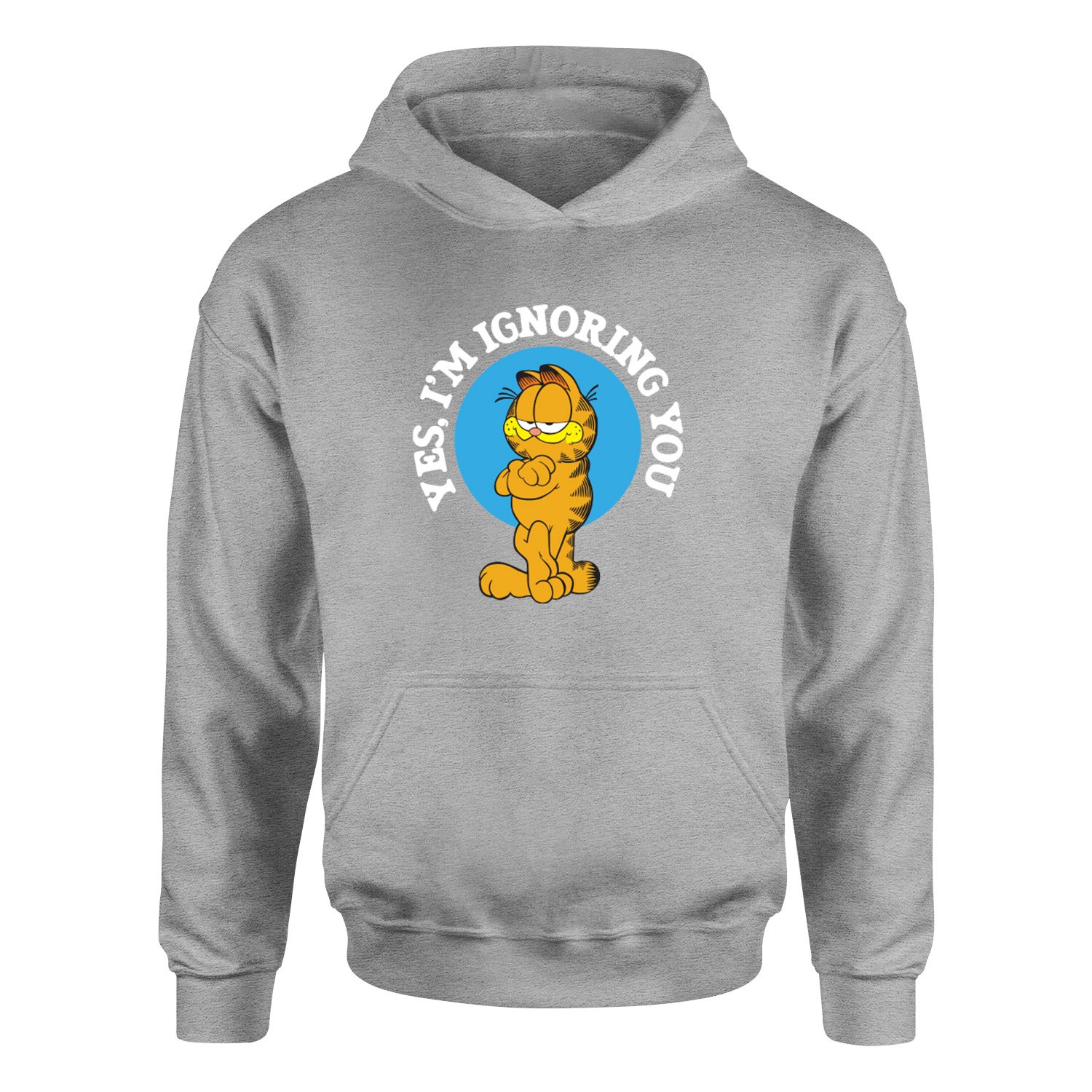 Yes, I’m Ignoring You | Garfield Hoodie XXL - Gri