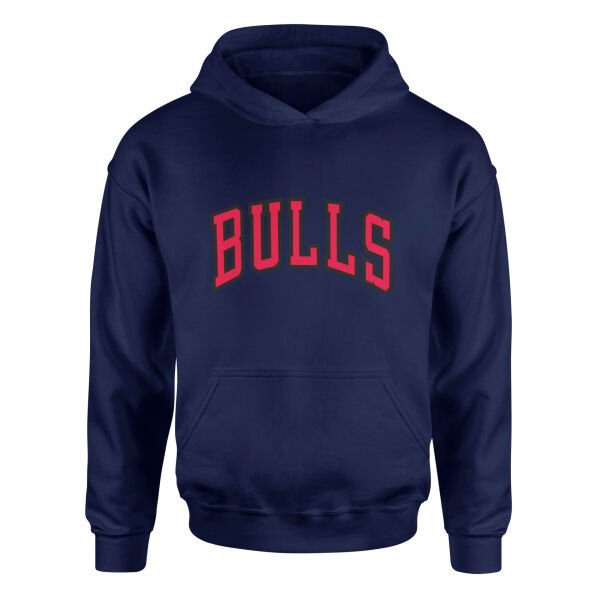 BULLS Hoodie M - İndigo Mavisi