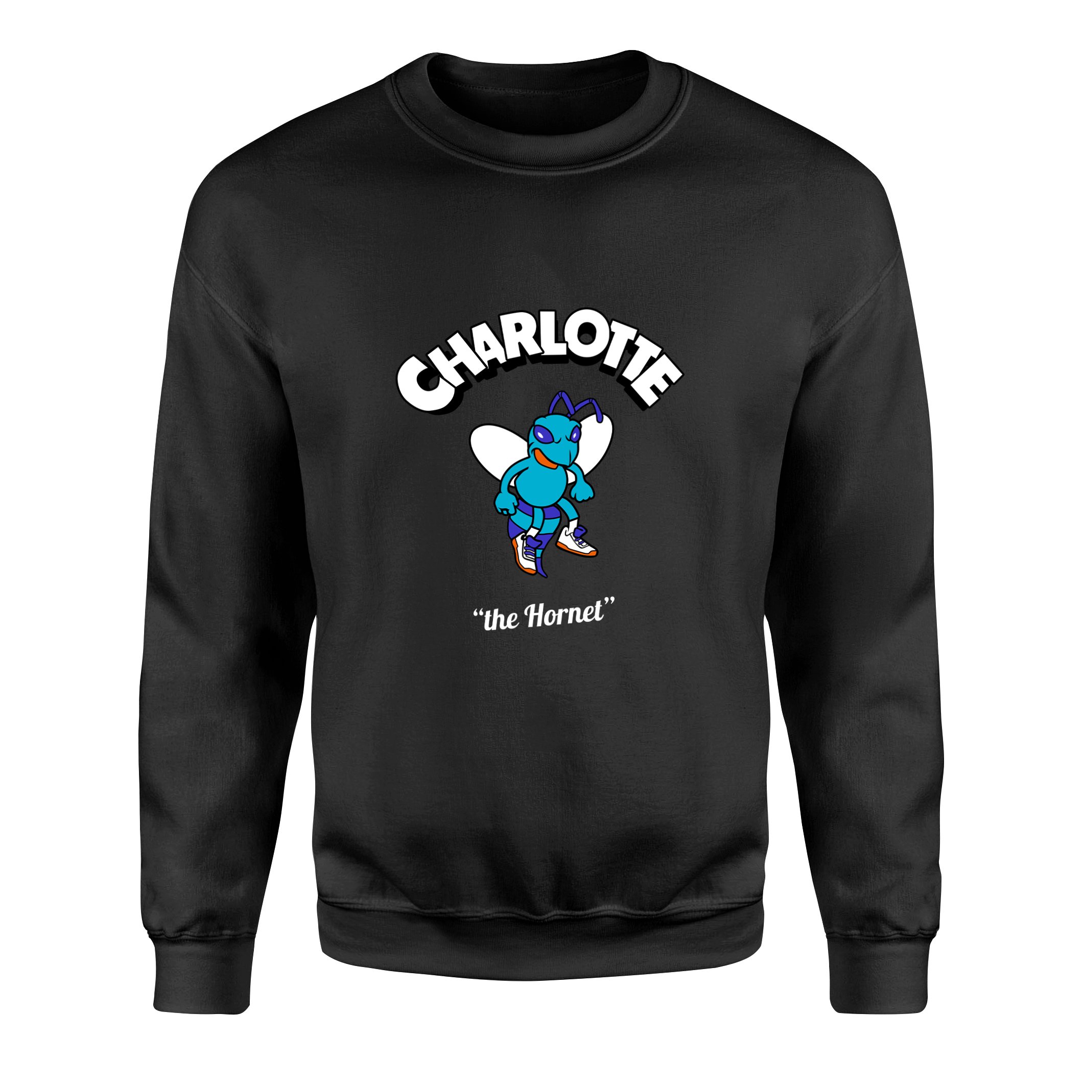 Charlotte Cartoon Sweatshirt M - Siyah