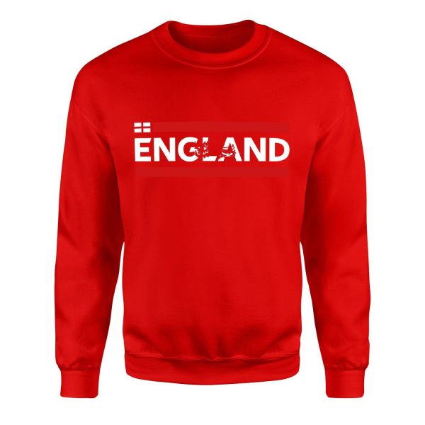 England Sweatshirt S - Kırmızı
