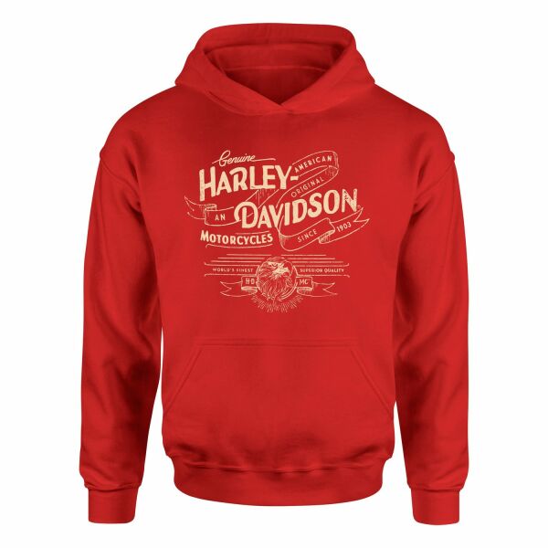 Harley-Davidson XI Hoodie L - Kırmızı