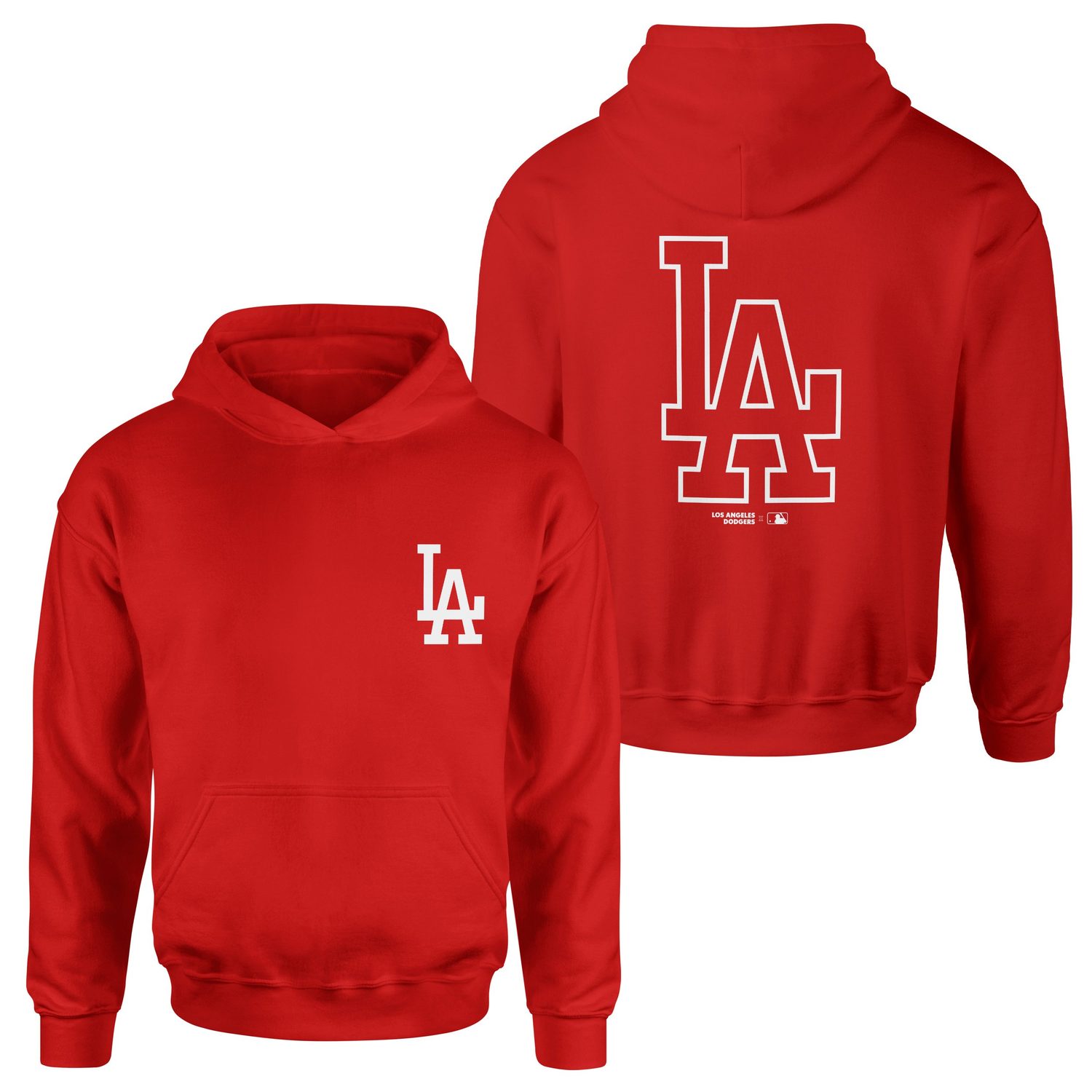 Los Angeles Dodgers MLB Edition Hoodie XL - Kırmızı