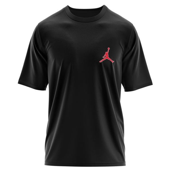Air Jordan Red Stroked Oversize Tişört