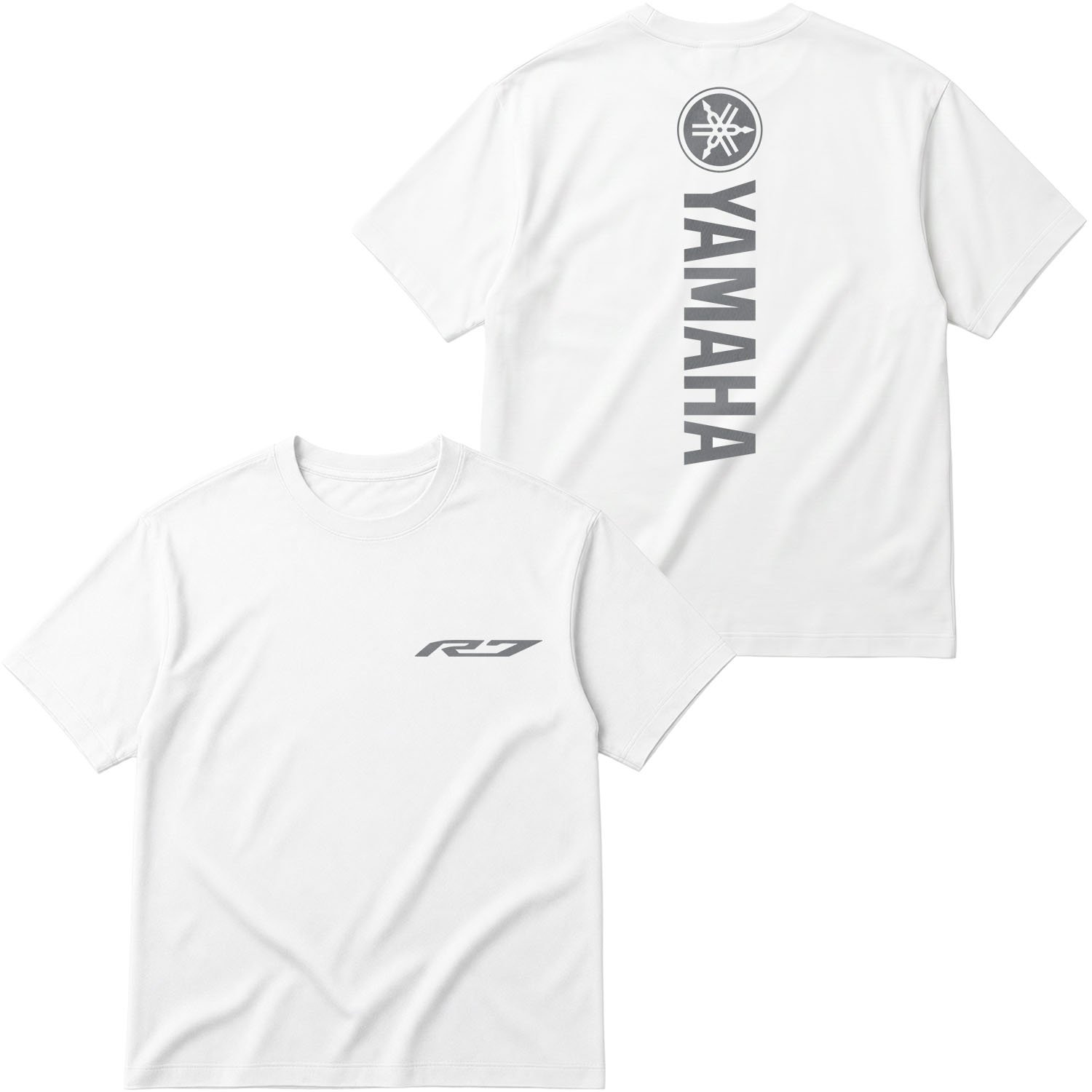 Yamaha R7 Oversize Tişört L - Beyaz