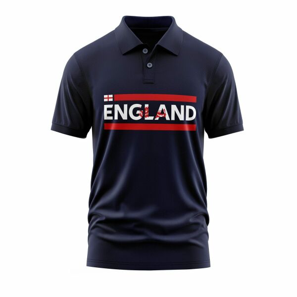 England Polo Tişört XXL - İndigo Mavisi