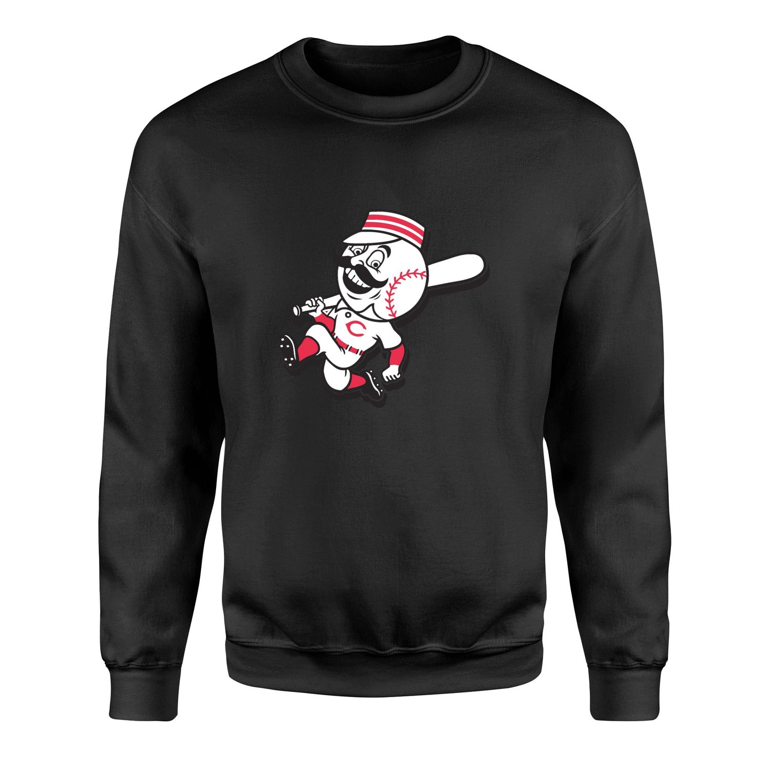 Cincinnati Reds | Mr. Red 60’s Sweatshirt XXL - Siyah