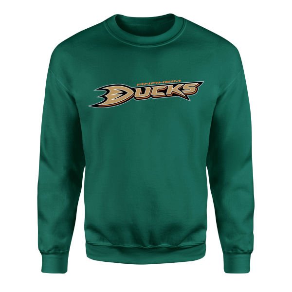 Anaheim Ducks Sweatshirt L - Nefti Yeşili