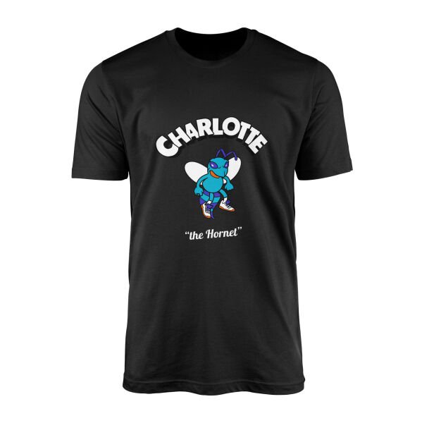 Charlotte Cartoon Tişört M - Siyah