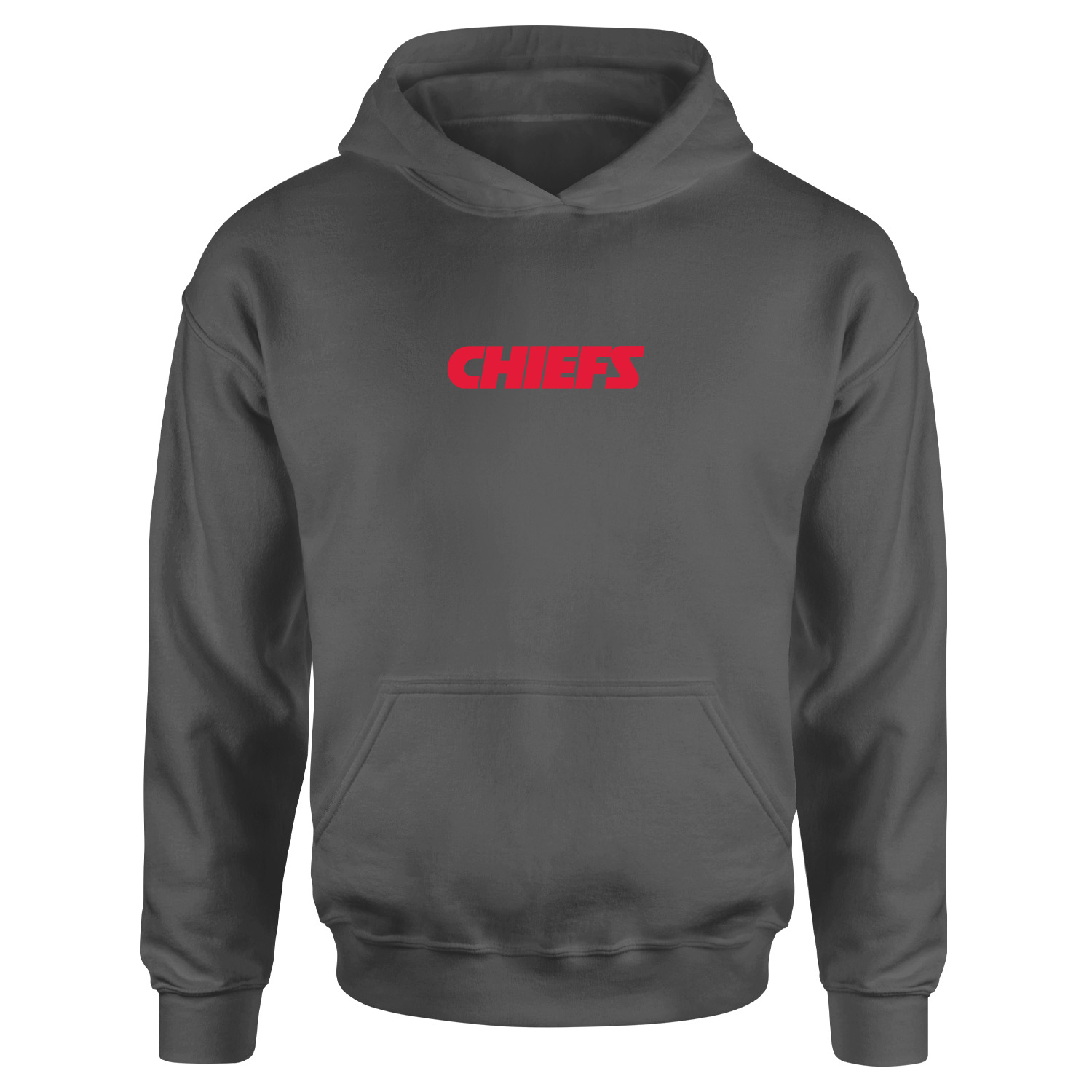 KC CHIEFS Iconic Hoodie M - Füme