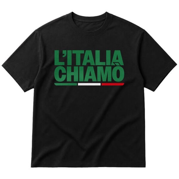 L’Italia Chiamo Oversize Tişört