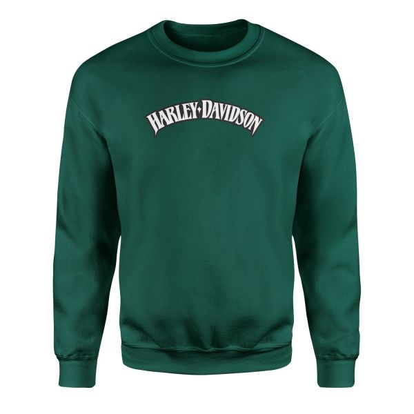 Harley-Davidson Arch Sweatshirt XL - Nefti Yeşili