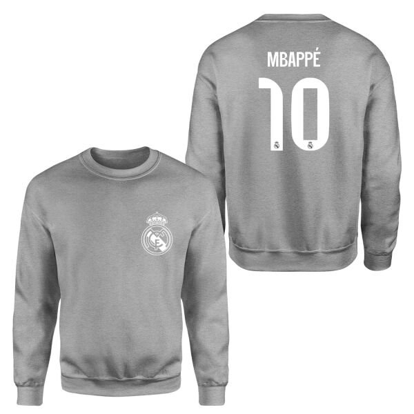 Kylian Mbappe RM WH Forma Sweatshirt S - Gri