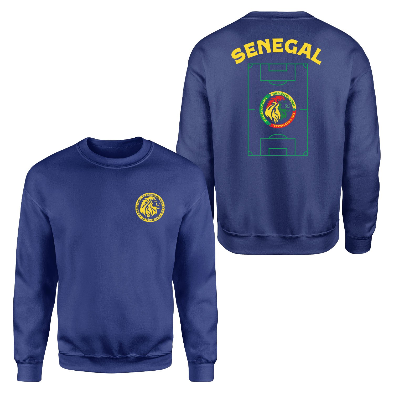 Senegal Dünya Kupası 2026 Sweatshirt XL - İndigo Mavisi