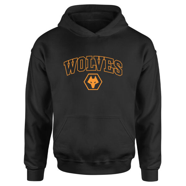 Wolves H Hoodie L - Siyah